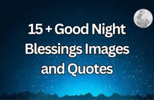 15+ Good Night Blessings Images and Quotes